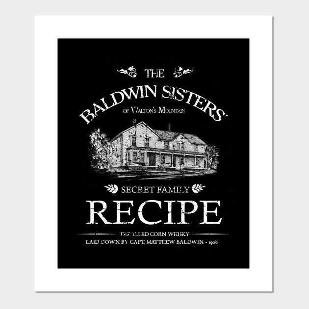 Baldwin Sisters Recipe The Waltons Posters and Art Prints TeePublic